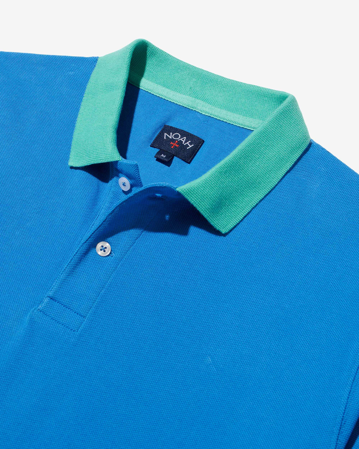 Contrast Collar Pique Polo