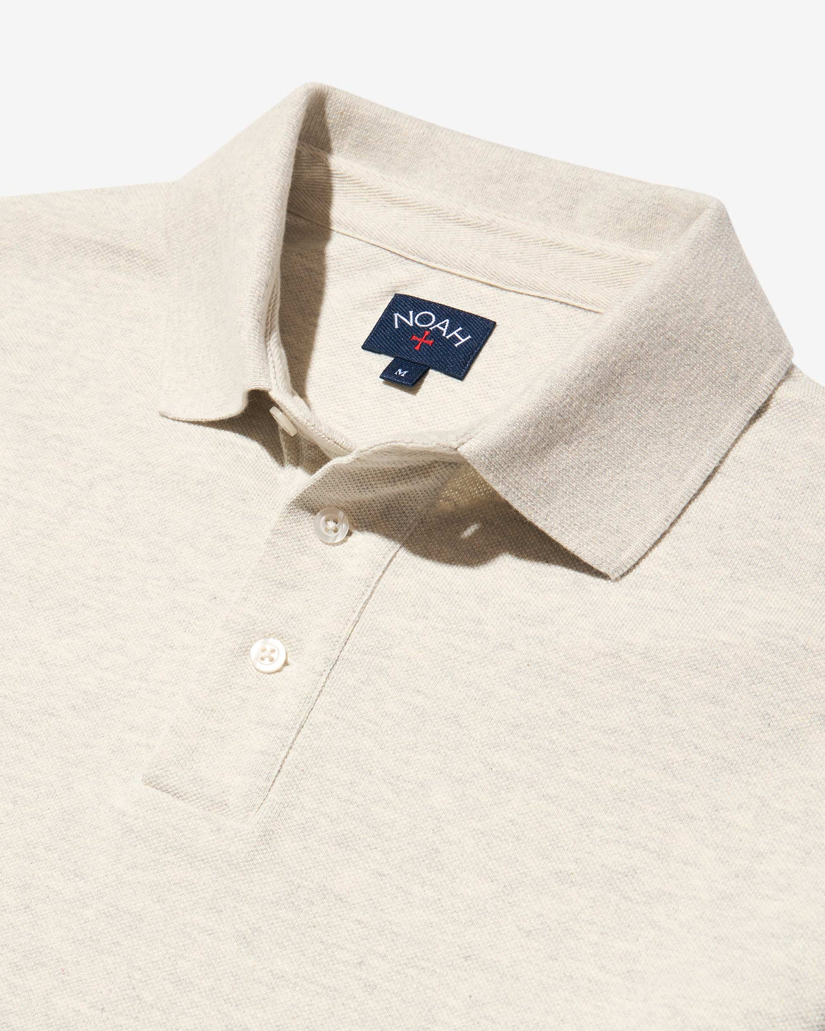 Long Sleeve Pique Polo