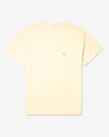Noah - Core Logo Pocket Tee - Light Yellow - Swatch