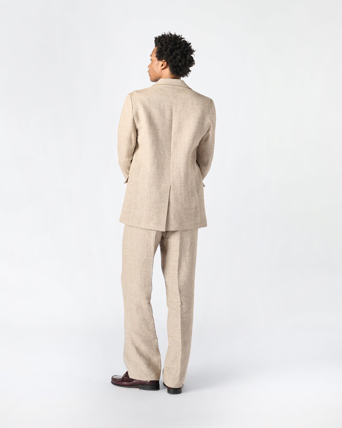 Flanneled Linen Trouser