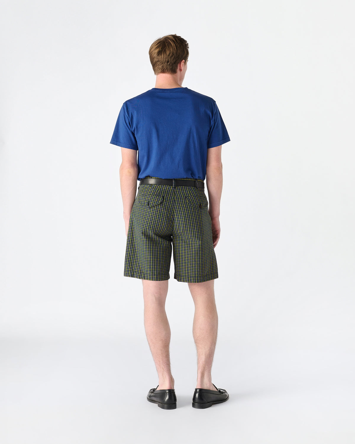 Double-Pleat Seersucker Short